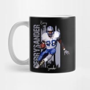 Barry-Sanders-retro-football Mug